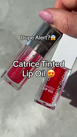 Catrice Tinted Lip Oil = Dior Dupe😱? #catricecosmetics #diorlipoildupe #catricetintedlipoil #makeupdupe #drogeriemakeup #drugstoremakeup 