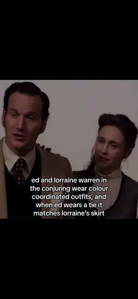 ed and lorraine (the characters, not the real ones 😳) are so cute #theconjuring #patrickwilson #verafarmiga #fyp 