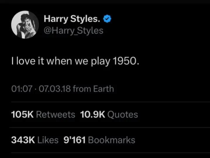 remember when #harrystyles #1950 