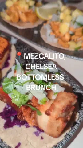 📍 Mezcalito, Chelsea This gem in Chelsea is just amazing! We had an amazing time 😁 Every Saturday, you can enjoy a delicious Mexican 3-Course Brunch menu for only £25pp. You can take it to the next level and kick up the energy with Mezcalitos premium selection of Bottomless Drinks for an extra £45pp. This includes Frozen Margaritas with 1800 Tequila, Whispering Angel Rosé, Prosecco & Corona Bottles, Bottomless for 90 minutes! 🍹@Mezcalito Chelsea #fy #foryou #thingstodoinlondon #londonlife #bottomlessbrunchlondon #londontiktok #londonthingstodo 