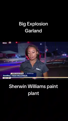 I have paint sitting on thier loading dock that was due to ship... glad everyone is OK.. terrible news to hear today.  #alphablue25 #news #paint #plant #sherwinwilliams #explosion #fyp #fypシ #garland #texas #manufacturing #viral #trending 