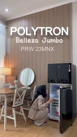 Kulkas Belleza Jumbo 23MNX! Kapasitas besar dengan design elegan dijamin bisa bikin dapur kamu makin aesthetic🥰 #rekomendasikulkas #Fyp #Rumahtangga #beritaviral 