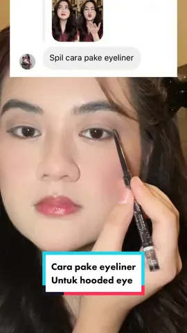 Agak sedikit tricky pake eyeliner di hooded eye. Tapi ko malah jadi gampang ternyata soalnya cuma butuh di ujung 😆 Produk yang dipake: - heroine make long stay sharp gel liner 02 - rare beauty mascara #Eyeliner #eyelinertutorial #hoodedeyes #carapakeeyeliner #caragambareyeliner #besteyeliner #topeyeliner 