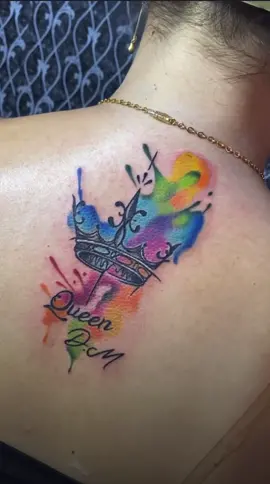 🖍Crown Watercolor Tattoo🖍 Done by @makassar_rocktattoo @tattoorock777  . . . . . . . . . #crowntattoo #backtattoogirl #crownwatercolortattoo #watercolortattoo #tattooideas #girls #Lifestyle #inkedgirls #tattoostudiomakassar #tattooindonesia #tattooartist #foryou #foryoupage #sulawesiselatan #instagram #indotattoo #makassar 