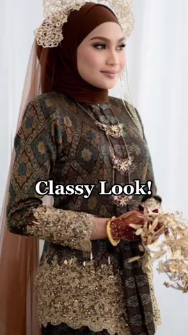 Kebaya modern with Classy Look! Ready for Rent! Tq Syaheena & Zafri cuz Trusting us ❤️ #tiktokmalaysia #fyp #bajusewa #bajukawin #farrarahimatelier #bajuresepsi #songket