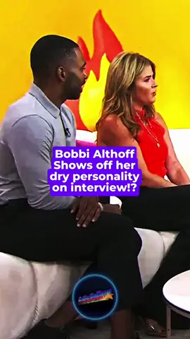 Bobbi Althoff Shows off her DRY personality to Interviewers #bobbialthoff #bobbialthoffclips #interview #drake #todayshow