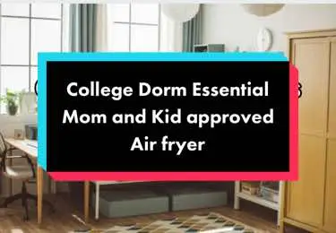 Another appliance allowed in most dorms is an air fryer. Make fries, pizza rolls, egg rolls, onion rings, mozzarella sticks, etc when you are sick of cafeteria food, or want a midnight snack, or don’t have a meal plan on weekends!  We use ours almost daily.  #recommendations #collegelife #college #collegemusthaves #dorm #dormroom #dormlife #freshman #dormroomhack #recommend 