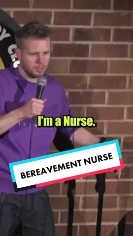 Bereavement Nurse 😂 #philchapman #hotwatercomedy #standup #fyp #funny #paulsmithcomedy #uk #foryoupage #foryou #silly #hilarious