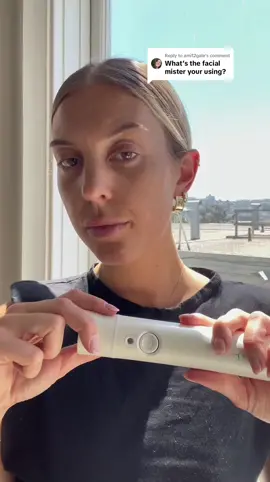 Replying to @ami12gale I have been getting so many questions on this facial mister and its from @Short and Suite !!! I said it once and I will say it again, the mist wand has become a staple in my everyday routine. I use this whenever my skin feels dry, or I will use this first thing in the morning before I leave for a workout. Also great to use when prepping skin before doing your makeup. #skincaretips #facialmister #facemoisturizer #shortandsuitepartner #skincareroutine #shortandsuite 
