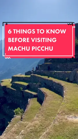 If you want to visit Machu Picchu, here are six important tips to know as you plan your trip: 1. Cusco is at a higher altitude than Machu Picchu 2. You’ll need three different tickets to get from Cusco to Machu Picchu 3. There are no bathrooms inside Machu Picchu (except the one at the entrance) 4. There are 4 different circuits you can take (#2 offers the best views) 5. Get there early for the best experience  6. Hiking Huayna Picchu requires a separate ticket Follow along for more travel tips and ideas!✈️🇵🇪🌎⛰ #traveltiktok #peru #cusco #cuscoperu #machupicchu #machupicchuperu #travelbucketlist #traveltips #perutraveltips #foryou #fyp 