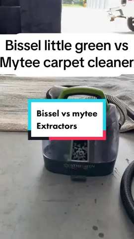 Bissel little green pro heat vs mytee heated carpet cleaner #carpetcleaning #cleaning #detailing #sidehustle 