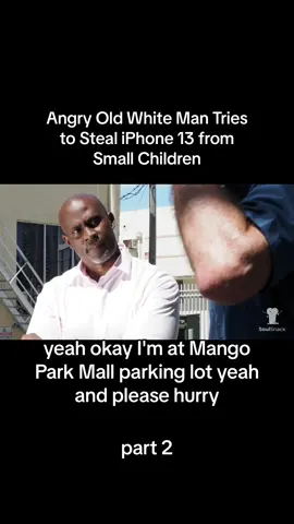 Angry Old White Man Tries to Steal iPhone 13 from Small Children