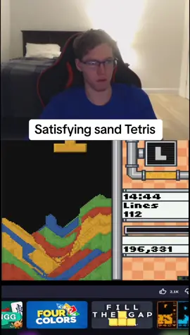 Posting the original clip that blew up #ctwc #nes #tetris #goatythroaty #satisfying #rolling #asmr #nestetris #viral #gaming #retro #USA #texas #california