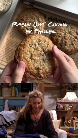 Friends Phoebe Raisin Oat Cookie😋 #cookie #friendstvshow #Recipe 