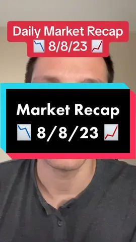 📉📈 Market Recap 8/8/23: 🟢 #stocktok #stockmarket #stockmarketnews #trading101 #stockcharts #tradingtips #bearmarket #bullmarket #stocks #ibdpartner #marketsmith
