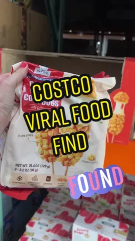 We found the viral Korean style corn dogs at our Costco today! I swear we have the best Costco!! These are so hard to find everywhere! #costcofinds #costco #corndog #cheesepull #korea #costcoreviews #momsofcostco #costcofoods #costcohaul #costcomusthaves #costcotiktok 