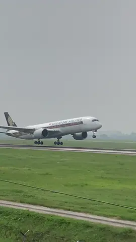 SINGAPORE AIRLINES Airbus A350-941 9V-SNB.Tujuan SINGAPORE-JAKARTA.#pesawatairbus #pesawatboeing #aviation #aviationlovers #tiktokpesawat #singaporeairlines #singaporeairlinescabincrew #airbusa350 #fypシ #fypシ゚viral #fyp #CGK 