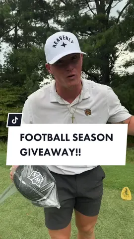 FOOTBALL SEASON IS BACK! that means GIVEAWAY TIME! here is how to enter!  1. Like this video!  2. Follow my page evanthompson12_ on Tiktok & evanthompson12 on Instagram! 3. Comment “🏈” WHEN YOURE DONE!  Winner will be announced in TWO weeks at College Football Kickoff!  CAN’T WAIT TO SEE WHO WINS!  #golf #golftok #golftiktok #golfer  *IMPORTANT! Please be aware of fake profiles that contact you for information. You will only be contacted through my page evanthompson12_ ! The winner will be contacted via Instagram direct message! We will never ask for personal information, payments or bank details!