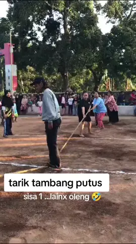 tarik tambang putus #lomba17an #tariktambang 