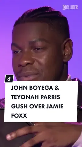 John Boyega & Teyonah Parris sing Jamie Foxx's praises! #johnboyega #jamiefoxx #interview #shorts #netflix They Cloned Tyrone, Actors