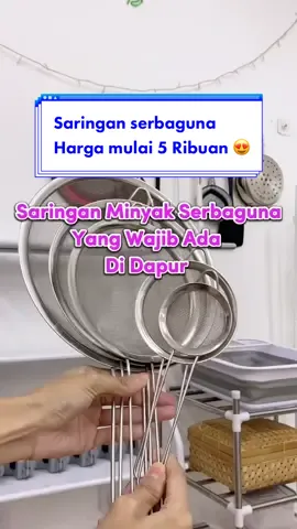 Saringan minyak serbaguna harga mulai 5 ribuan 😍 Co Sekarang 🔥‼️  . #saringanminyak #saringanminyakgoreng #rancuntiktok 