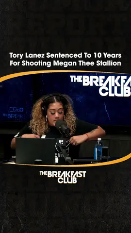 🚨#RumorReport:  @Ashlee With 2 E’s reports  that #ToryLanez has been sentenced to 10 years for the shooting of #MeganTheeStallion. #TheBreakfastClubBET weighs in. 🔊 . Follow @Breakfastclubam 📺