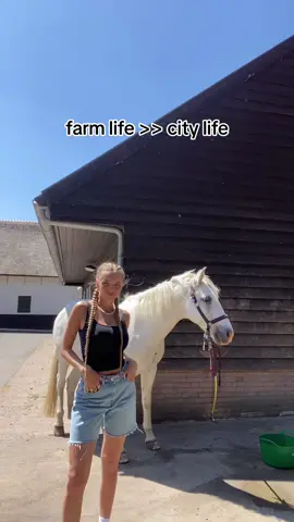 forever a farm girly #horsegirl #whitehorse #farmlife #farm 