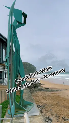 Take the coast path Watergate Bay to Newquay #coastpath #southwestcoastpath #cornwall #cornwalltiktok #watergatebay #boardmasters2023 #newquay #cornwallcoast #cornishcoast #amazingcornwall 