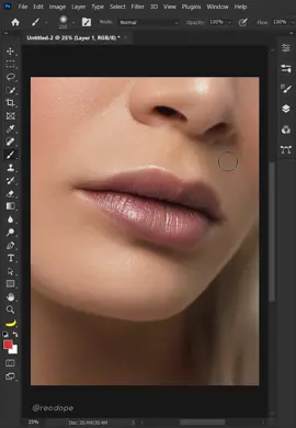 Make realistic lip stick in photoshop #adobephotoshop #graphic #photoshop #photoshoptricks #longervideos 