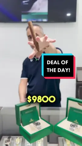 DEAL OF THE DAY💰 You guys didn’t believe but we did🤷🏻‍♂️ Here we have it NOT ONE BUT TWO Rolex Submariner w\ a Date AVAILABLE NOW for $9800 if you wire or (Zelle 3052168693)👈🏻THIS IS THE ONLY NUMBER YOU GUYS SHOULD BE SENDING FUNDS or (Purchases from Gluxejewelers.com have a 3% transaction fee applied) 🫵🏻DONT MISS THE DEAL • • • #gluxejewelers #dealoftheday #miami #rolexsubmariner #rolexcollection #rolex #watches #highendwatches #buyselltrade #buynow #dealsdealsdeals #bargainshopper #shopsmart 