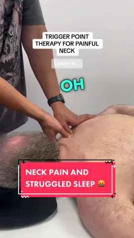 Listen, if you have neck pain, and suffer with sh*t sleep watch this 