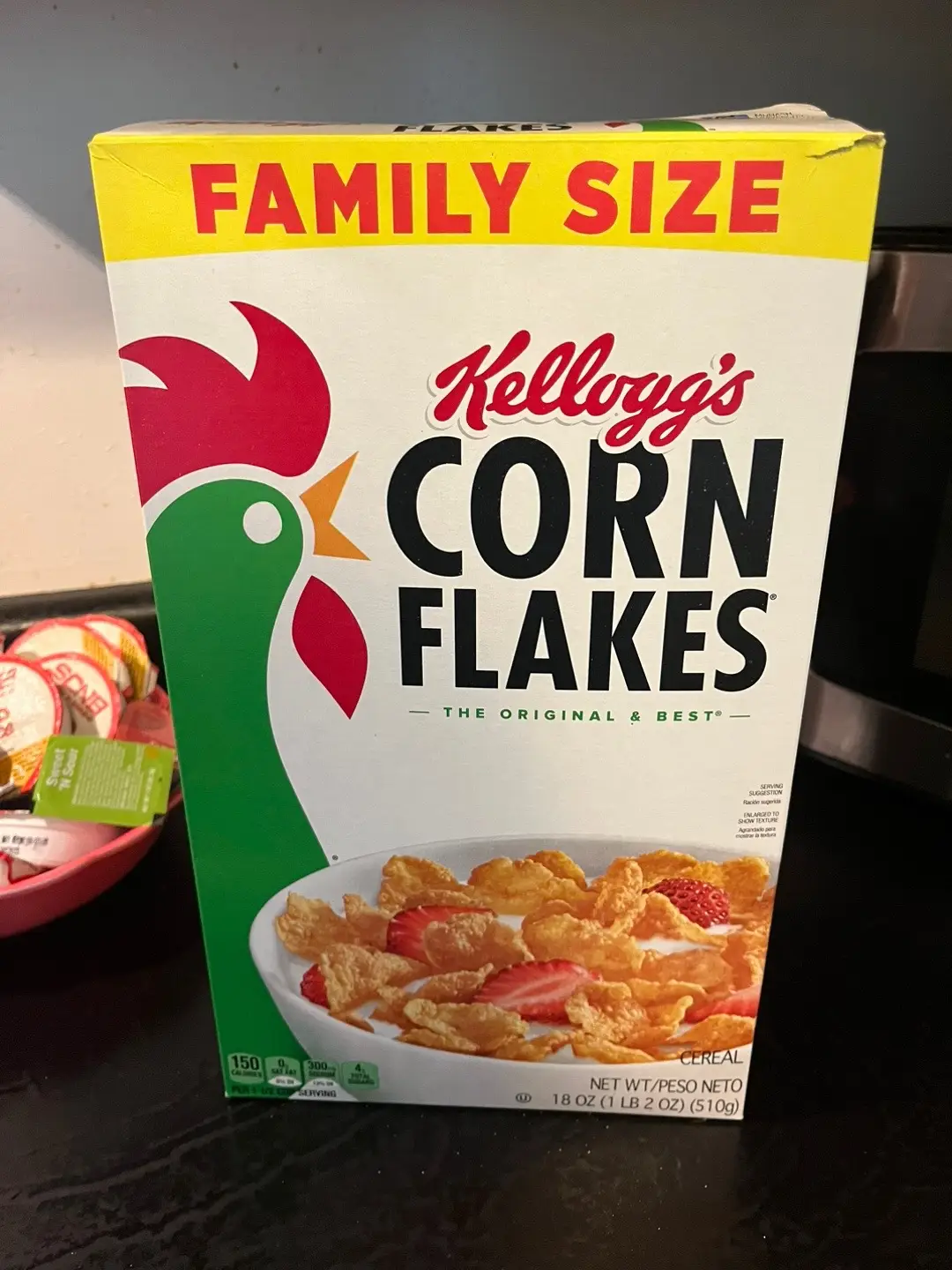What’s your favorite cereal? Mine is Kellogg's Corn Flakes. I have to have fresh sliced bananas 🍌 and my milk 🥛 must have ice 🧊 chips in it! I bout ate the whole box 📦 yesterday 😂  #Cereal #Kelloggs #Bananas #Milk #CornFlakes