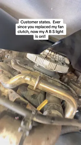 Customer states- Ever since you worked on my truck, my abs light is on!!! (FYI- These videos are just re-enactments of similar situations I have experienced throughout my years as a mechanic.  From dealing with manager, service advisors, customers, etc…  Some of these videos are for mechanic humor plus informational tips for truck owners and drivers.  Disclaimer- for demonstration purposes only #comeoverhere #diesel #dieselmechanic #customerstates #dieseltechnician #trucker #trucking #bigrig #semitruck #eversince 