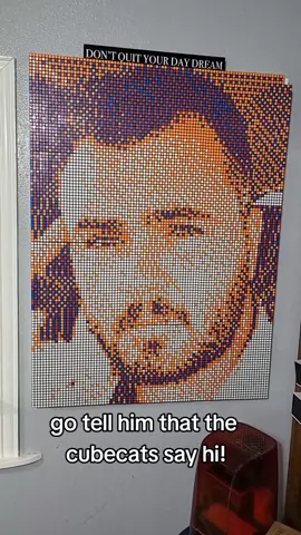 #author #portrait #painting #mosaic #art #talent #showoff #rubikscube #cubing #speedcubeshop #wherehellgrowswildflowers #BookTok #foryou #fyp 