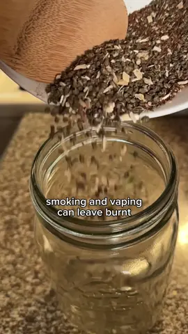 Smoking and vaping can leave burnt particles in your lungs. If you do either of these, you should consider a lung detox.  #betterlungs #detoxtea #betterbrand #mulleintea #thymetea 