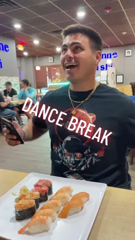 Legend has it that he had to be rolled out of the restaurant that night …  #allyoucaneat #unclemike #sushi #dance #dancebreak #legendsneverdie #food 