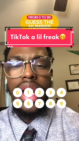 TikTok a lil nasty #guessthenumber #impossible 