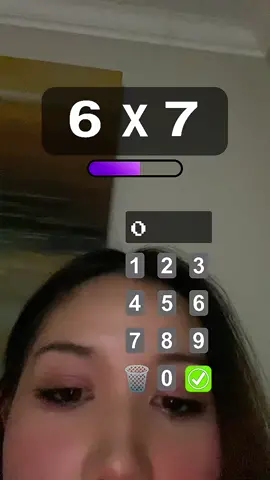 You can tell I memorized it instead of “solving” it in my head cause i have to say the multiplicand and multiplier outloud😭