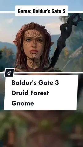 I had no clue who I wanted to play as but I finally went with a druid forest gnome named Tana #baldursgate3 #forestgnome #druid #GamingOnTikTok 