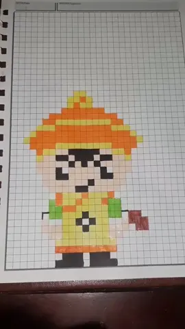 Respuesta a @fabiolaxd_132 Gohan de pequeño🤧 #pixelart #dibujopixelado #amorpixelado💂‍♂️💚😍 #gohan #dragonball 