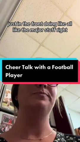 Asking my college commit football player what a stunt is. No matter how exhausting back to school is, these kids give me life 🫶🏼 #teacher #highschool #coach #cheer #football #fy #backtoschool 