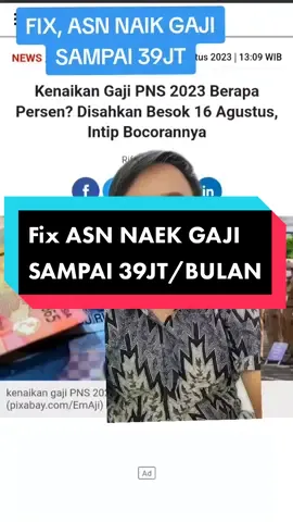 FIX ASN NAEK GAJI SAMPAI 39JT #naikgajiasn 
