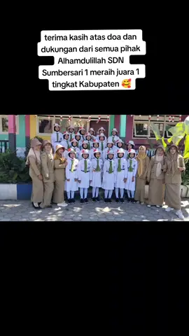 Alhamdulillah yang tak terhingga #juara1 #juara #alhamdulillah #gerakjalan #kabupaten #fyppppppppppppppppppppppp #fypdongggggggg #fypシ #fyp #シ゚viralfypシ #muridkeren #muridsd #muriddanguru #semangat #guru #gurukeren #sekolah 