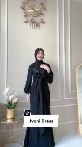 Ivani Dress in Black, warna Timeless super cantik cocok untuk semua acara kalian🥰 #dressdwiwarna #dressbestseller #dresskekinian #dressviral #dresskeche #dresscrinkel #dresskondangan #dressterlaris #dressbridesmaid 