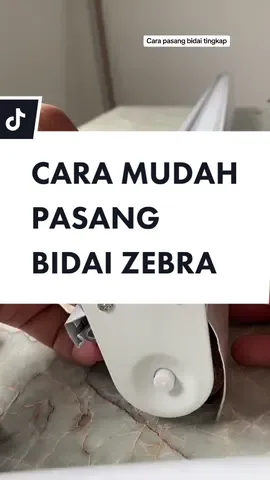 Nampak susah,tapi mudah je sebenarnya kalau kita tau cara..sape2 pun boleh buat..so dlm vtt ni saya ada share CARA,tips,DAN INFO A TO Z untuk pasang bidai ni.. semoga bermanfaat!! Buat sendiri jer!! 😁😁😁😁😁 #bidairumah #bidaitingkap #bidai#bidai tingkap plastikizebra #bidaitingkapdapur #bidaimoden #bidaizebra_viral #curtain #langsir #langsirdapur #langsirmoden #homeblind #bidaidapur #bidaitarik #bidaigulung 