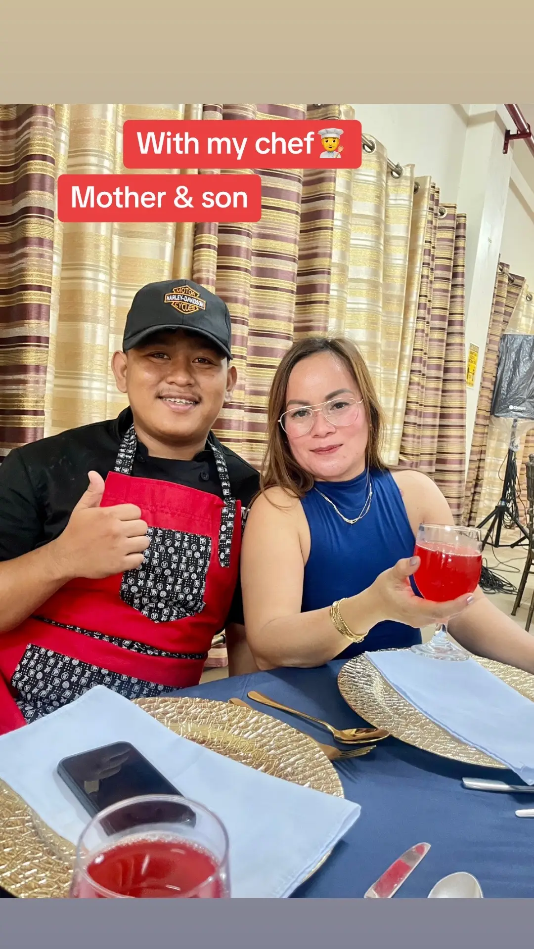 My chef👨‍🍳 #motherandson #myoneandonlyson #myunicoiho #mychef #lovehimtobits #fyp #foryou @Jelo Patrick Galano 