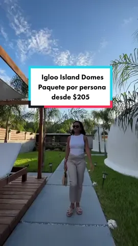 ¡Viaja a Utila y hospédate en Igloo Island Domes — un espacio único y encantador con tarifas desde $205 por persona en habitación cuádruple! 🌴 #TAStelleva #viaja #utila 