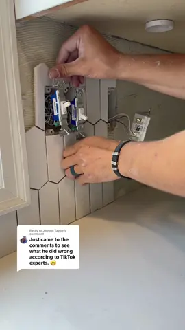 Replying to @Jayson Taylor back splash ✅ #tools #tips #tutorial #DIY #realestate #homeimprovement #asmr #tile 