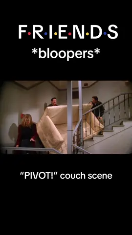 Hilarious Friends Bloopers from the “PIVOT!” scene with Ross’s new couch!  #Friends #friendsbloopers #bloopers #PIVOT #rossgeller #rachelgreen #chandlerbing #jeniferaniston #illbethereforyou 