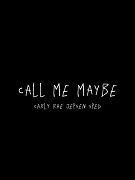 Call me Maybe, Carly Rae Jepsen sped #speedsongs #trend #foryoupage #spedup #foryou #sped #nightcore #nostalgia #childhood #spedupsounds #viral #foryouu #fyp #sound #song #fypp #fypシ #callmemaybe #carlyraejepsen 